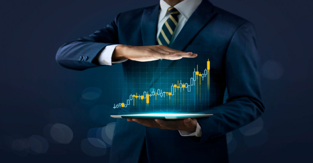 Hungry for Profit Margins - Business growth progress concept