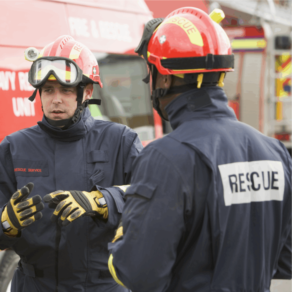 Group of Fireman